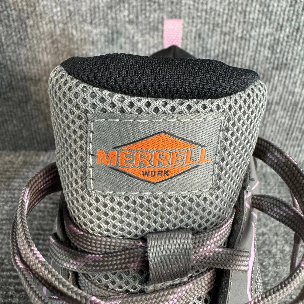 Merrell Work Valetta Composite Toe Grey Purple Safety Shoes J099410 Womens 9 M